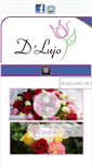 Mobile Screenshot of dlujofloristeria.com