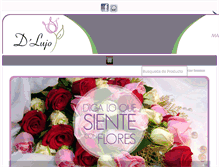 Tablet Screenshot of dlujofloristeria.com